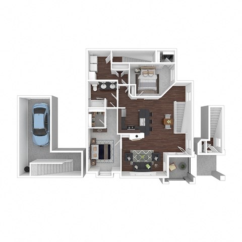 Two Bedroom, One Bathroom Apartment Home | Puyallup, WA